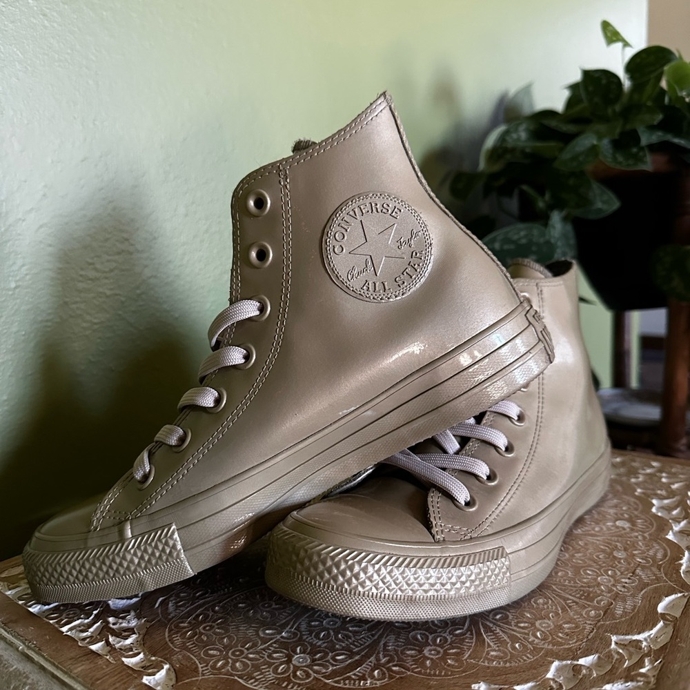 Converse High-Top Sneakers (rain boots)